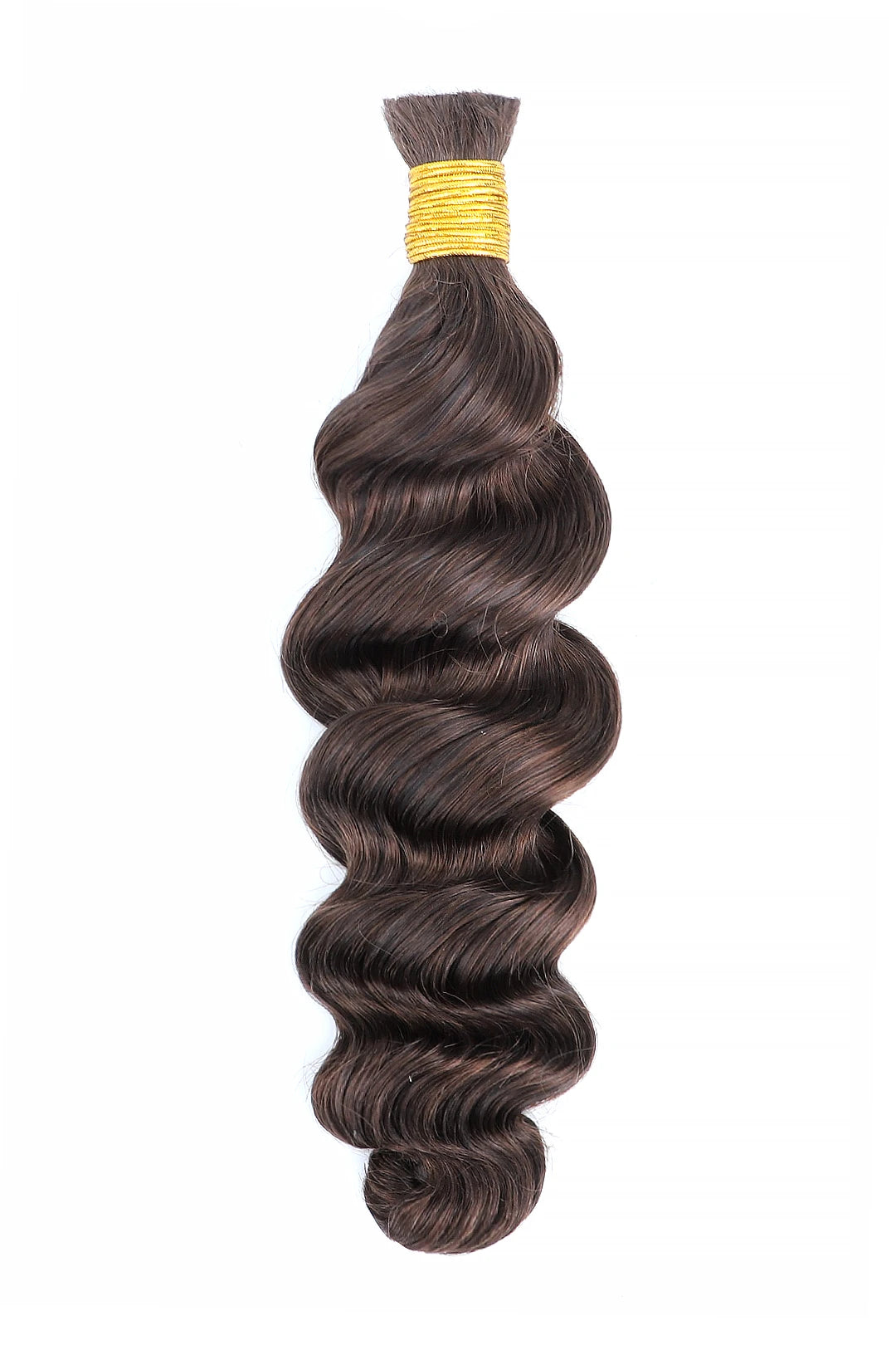 Dark Brown Loose Wave Bulk Hair BU63